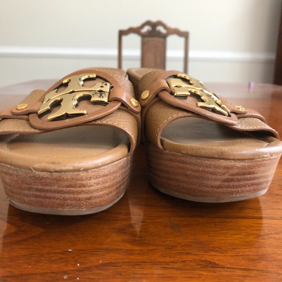 Tory Burch Patty Sandals Platforms 9.5 - Picture 3 of 4